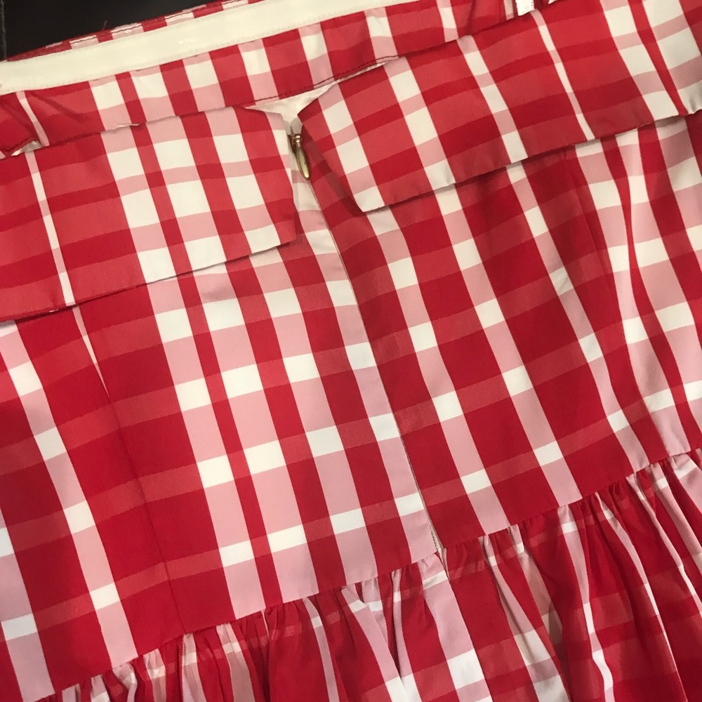 New VINEYARD VINES Multi Scale Gingham Strapless DRESS NWT - Picture 8 of 15